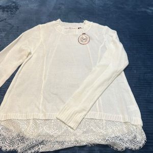 Women’s long sleeve sweater; brand new; medium